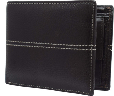 

GetSetStyle Men Brown Genuine Leather Wallet(6 Card Slots)
