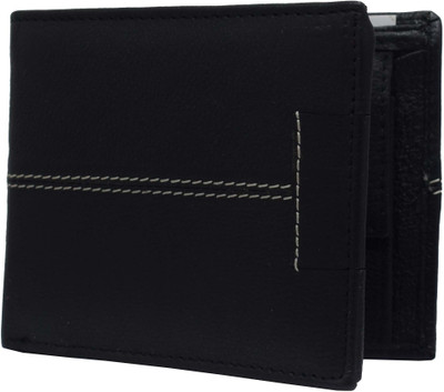 

GetSetStyle Men Black Genuine Leather Wallet(6 Card Slots)