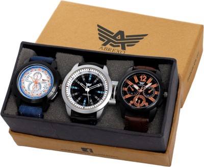 Abrexo Combo Of Three (Formal+Casual+Party Wear) Watches Watch  - For Boys   Watches  (Abrexo)