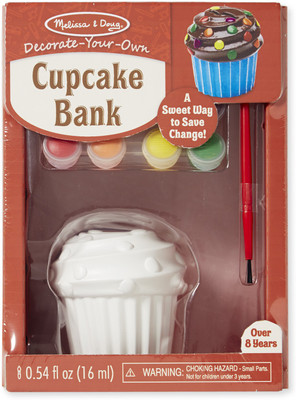 

Melissa & Doug Decorate-Your-Own Cupcake Bank