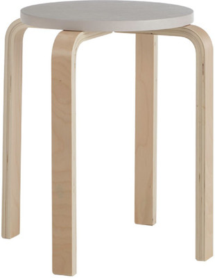 

Durian DOT-GREY Engineered Wood Bar Stool(Finish Color - Light Grey)