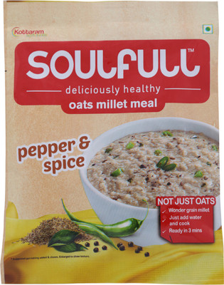 Soulfull Oats Millet Meal Pepper & Spice(35 g, Pouch)