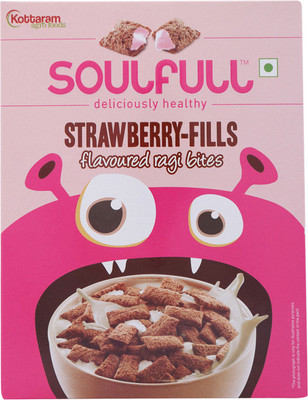 

Soulfull Strawberry Fills Flavoured Ragi Bites(100 g, Box)