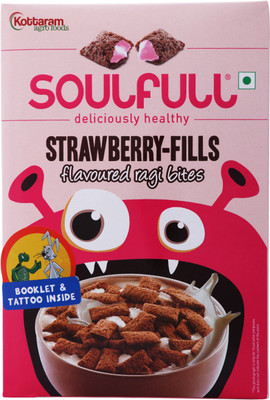 

Soulfull Strawberry Fills Flavoured Ragi Bites(250 g, Box)