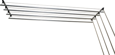 

Edry Excellent Dry Pully System 8 Ft 4line Aluminium Ceiling Cloth Dryer Stand(Silver)