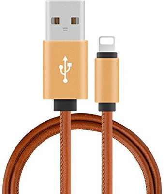 

Blueink 8 Pin Leather Cable Lightning Cable(Brown)