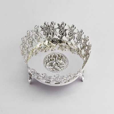 

MeLANgE TR1005(b) Silver Plated Decorative Platter(Silver)