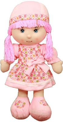

Montez Cute Pink Rag Doll Soft Toy 56 CM Long(Multicolor)