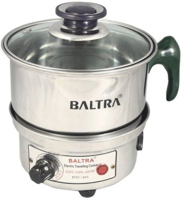 

Baltra BTC-101 Travel Cooker(0.4 L, BLACK & SILVER)