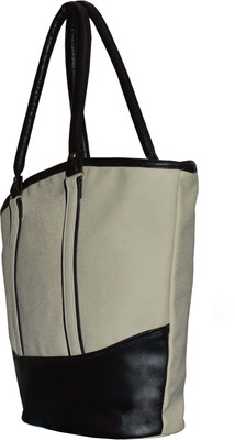 

cottage Hand-held Bag(White, Black), Black;white