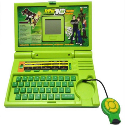 

Shy Products English Learner Laptop for Kids 20 Activities (Green)(Green)