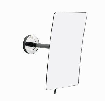 

Dolphy Frameless wall Mounted 5x Magnifying Mirror(Rectangle Finish : chrome)