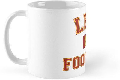 

Shopsmeade Lens Football Athletic College Style 1 Gray | Football Fan Design #19165 Ceramic Mug(300 ml), White