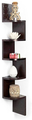 

JaipurCrafts Vincent Corner Wooden Wall Shelf(Number of Shelves - 1, Multicolor)