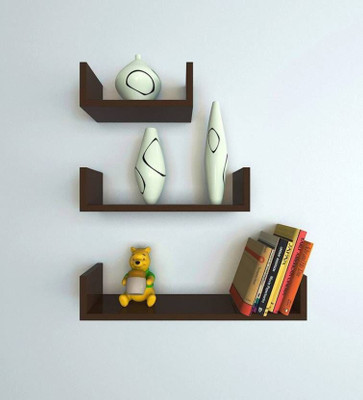 

JaipurCrafts Set Of 3 Wooden Wall Shelf(Number of Shelves - 3, Multicolor)