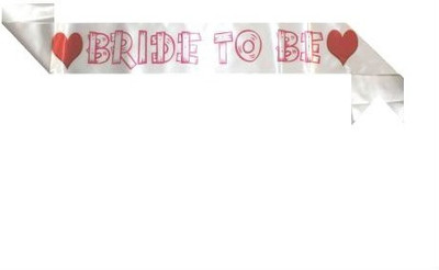 

PARTY PROPZ BACHELORETTE DECORATION / BRIDE TO BE SASH/ BACHELORETTE PARTY SUPPLIES