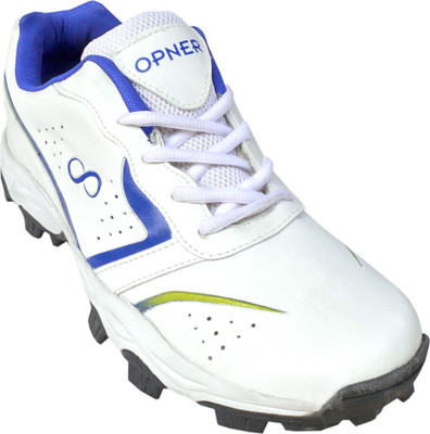 

Opner Cricket Shoes For Men(White, Blue, 07;white