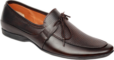 

AK traders I shoes Brown comfortable shoes Lace Up For Men(Black