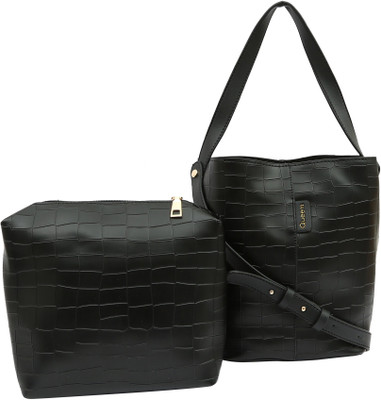 

Pepgirls Girls Casual Black PU Sling Bag