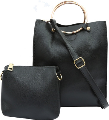 

Pepgirls Girls Casual Black PU Sling Bag