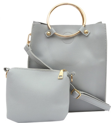 

Pepgirls Girls Casual Grey PU Sling Bag