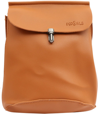 

Pepgirls Girls Casual Tan PU Sling Bag