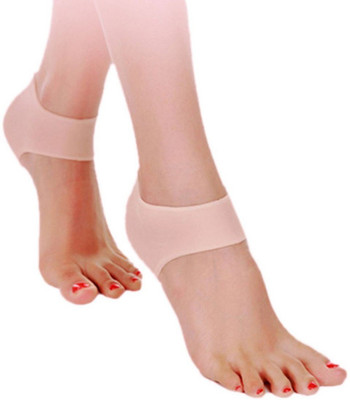 

Ditya Soft Curve Silicone Heel Socks Heel Support(Pink, Skin