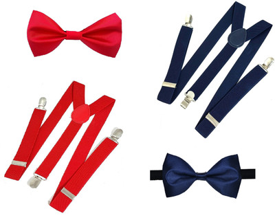 

BnB Y- Back Suspenders for Men(Red, Blue)
