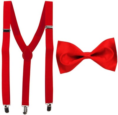 BNB Y- Back Suspenders for Men(Red)