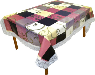 

Dream Home Abstract 6 Seater Table Cover(Multicolor, PVC)