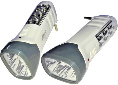 

Tuscan Set of 2Pcs TSC-3726 Double Mode Rechargeable LED Torch(White : Rechargeable)