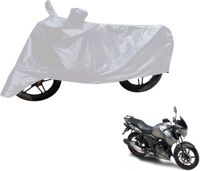 

Flipkart SmartBuy Two Wheeler Cover for TVS(Apache, Silver)