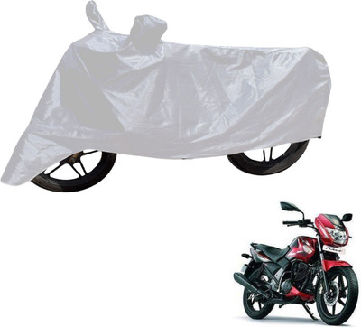 

Flipkart SmartBuy Two Wheeler Cover for TVS(Flame SR125, Silver)