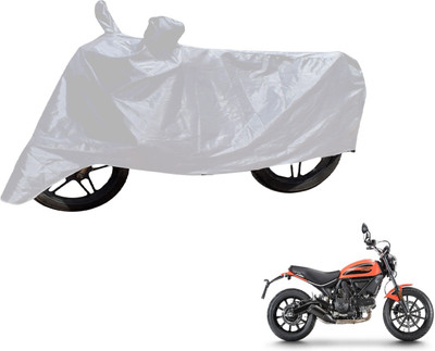 Flipkart SmartBuy Two Wheeler Cover for Ducati(Scrambler, Silver)