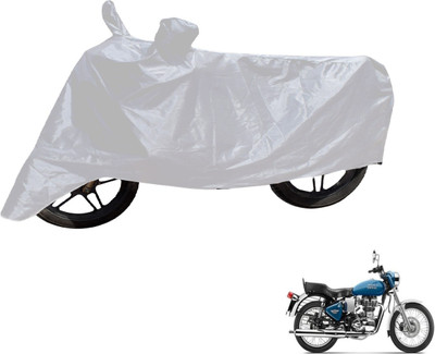 

Flipkart SmartBuy Two Wheeler Cover for Royal Enfield(Electra Delux, Silver)