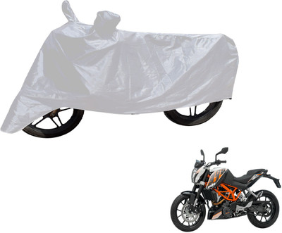 

Flipkart SmartBuy Two Wheeler Cover for KTM(Duke 390, Silver)