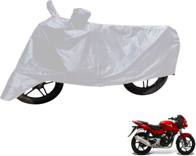 

Flipkart SmartBuy Two Wheeler Cover for Bajaj(Pulsar RS 200, Silver)