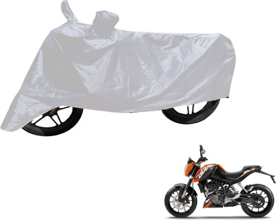 

Flipkart SmartBuy Two Wheeler Cover for KTM(Duke 200, Silver)