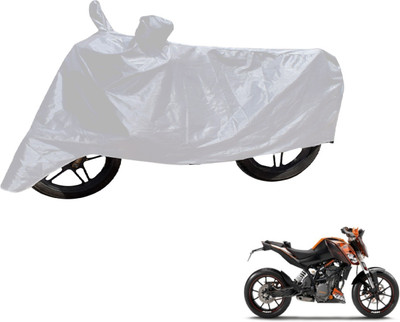 

Flipkart SmartBuy Two Wheeler Cover for KTM(Duke 200, Silver)