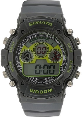 Sonata NH77006PP02J Digital Watch  - For Men   Watches  (Sonata)