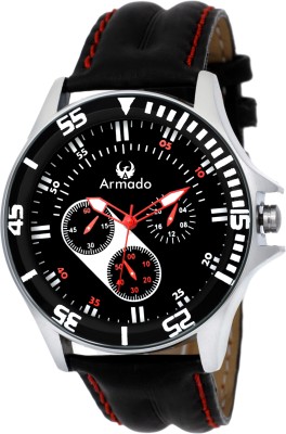 Armado AR-074 Red n Black Graceful Watch  - For Men   Watches  (Armado)