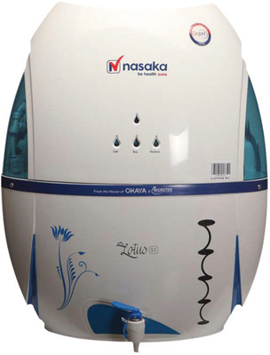 

Nasaka Lotus S1 13 L RO + UV + UF Water Purifier(White)