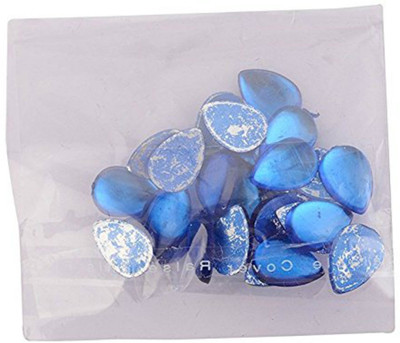 

AM Royal Blue Stones/Kundans Drop Shape for jewellery making/decorating.