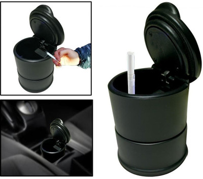 

ManeKo Universal for All Cars / Home / Office Black Plastic Ashtray(Pack of 1)