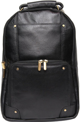 

HIGH TOUCH Leather laptop backpack bag for men and women (Color Black) By High touch leather 5 L Laptop Backpack(Black)