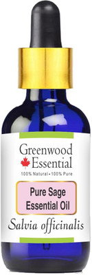 

Greenwood Essential Pure Sage Essential Oil(Salvia officinalis)100% Natural & undiluted(10 ml)