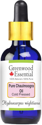 

Greenwood Essential Pure Chaulmoogra Oil (Hydnocarpus wightiana) 100% Natural Cold presssed & undiluted(50 ml)