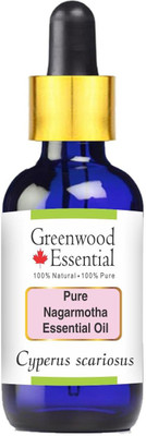 

Greenwood Essential Pure Nagarmotha Essential Oil(Cyperus scariosus)100% Natural & undiluted(5 ml)