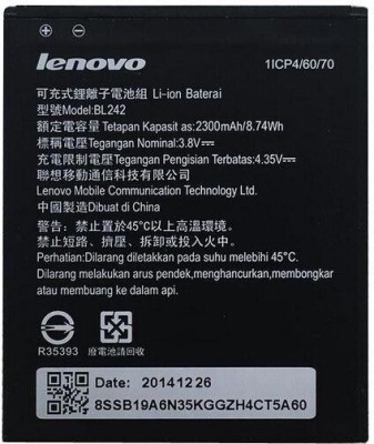 

Lenovo Battery - For A6000/ A6000 Plus(Black)