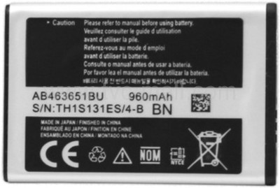 

Axel 960 Mah Lithium Ion For Samsung L700 J800 ZV60 S5600 F400 S3650 Battery( )
